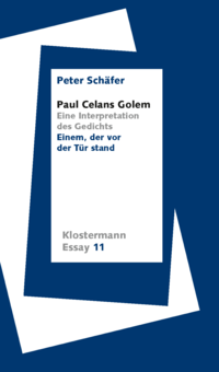 Schäfer, Peter: Paul Celans Golem